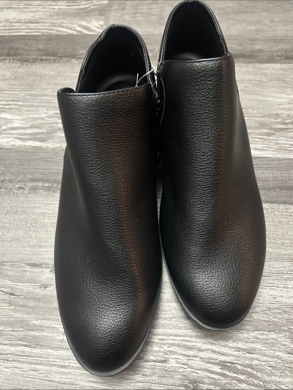 Kensie Black Slip-On Mules